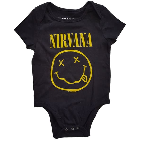 Nirvana Kids Baby Grow: Yellow Smiley (18 Months)