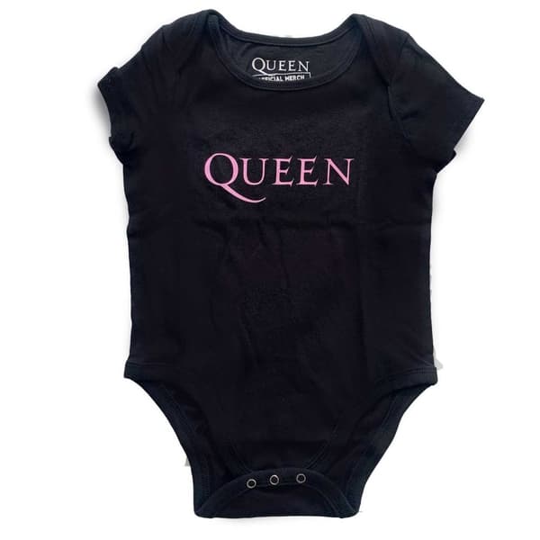 Queen Kids Baby Grow: Pink Logo (18 Months)