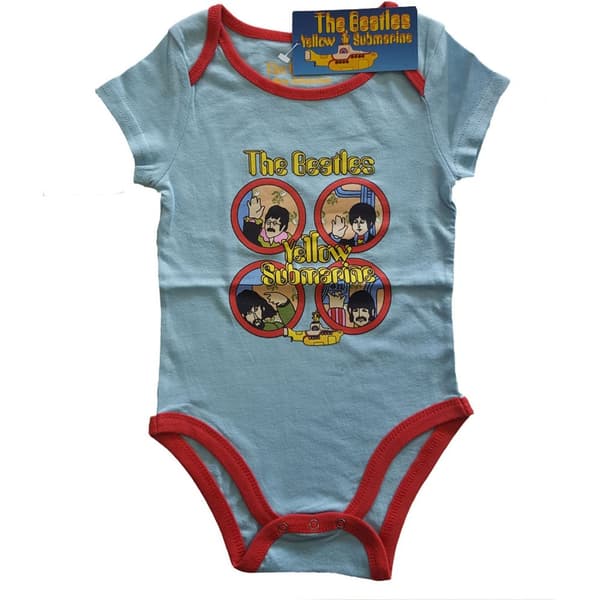The Beatles Kids Baby Grow: Yellow Submarine Portholes (18 Months)