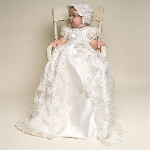 Baby maxi dopklänning