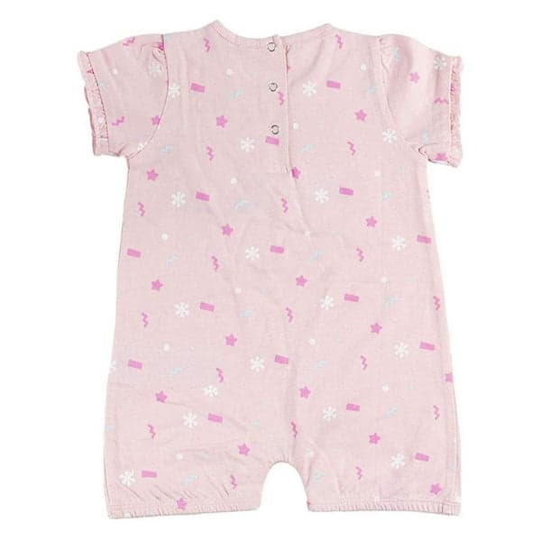 Baby's Short-sleeved Romper Suit Baby Shark Pink