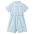 Miniatyrbillede 3 af 9: Onesie til børn str. 128 med korte ærmer lyseblå -  Børnetøj