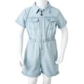 Miniatyrbillede 9 af 9: Onesie til børn str. 128 med korte ærmer lyseblå -  Børnetøj
