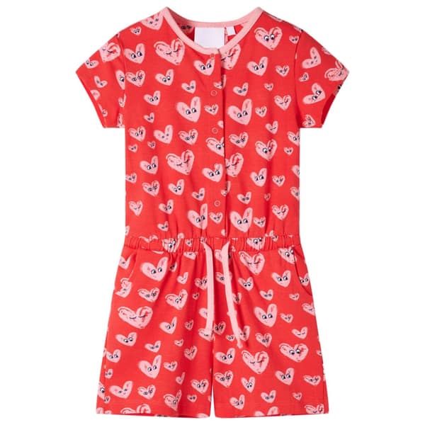 Jumpsuit för barn röd 128