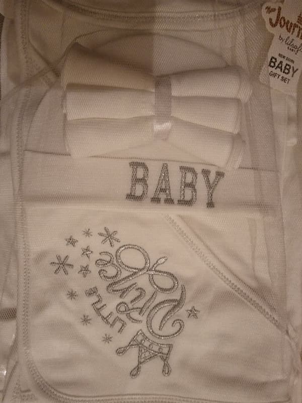 Welcome to the World, Little Prince’ – 10-Piece Baby Gift Set (Silver  Lettering, 100% Cotton)