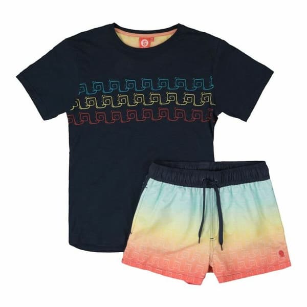 Set av kläder Go & Win Sixties Big Boy Navy Mörkblå