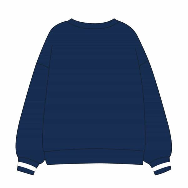 Tröja utan huva Barn Stitch Mörkblå