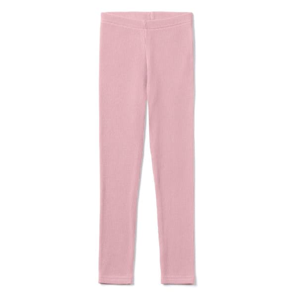 Barnleggings. Flickleggings i bomull tillverkade av stickad bomull. Skog 128/134