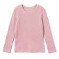 Miniatyrbillede 5 af 11: Børns lange. Pigerbluse i bomuld med lange ærmer. Blomme 104/110