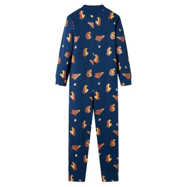 Pyjamas för barn jeansblå 92