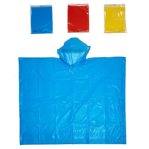 Vandtætte Poncho med Hætte 110 x 87 cm Børns