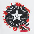 Miniatyrbilde 3 av 6: Sportsantrekk for barn Converse Squiggle S/Se+Ft Hvit - 24 måneder