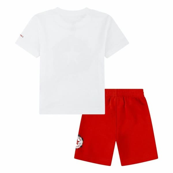Sportsantrekk for barn Converse Squiggle S/Se+Ft Hvit - 24 måneder