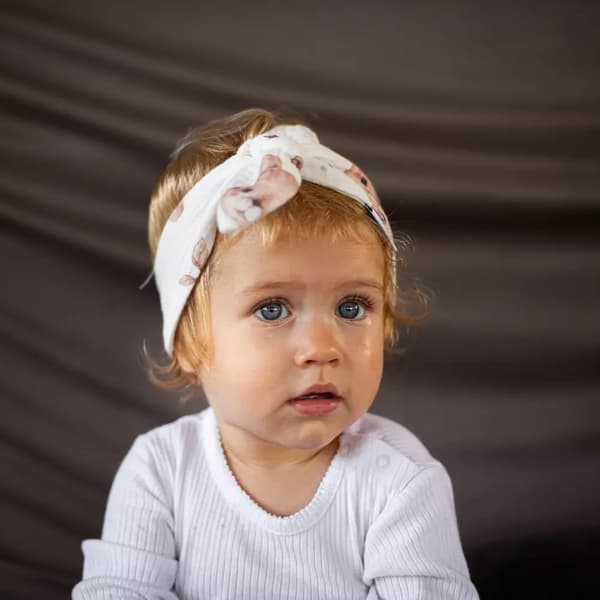Muslin Teddy Bear Pannband