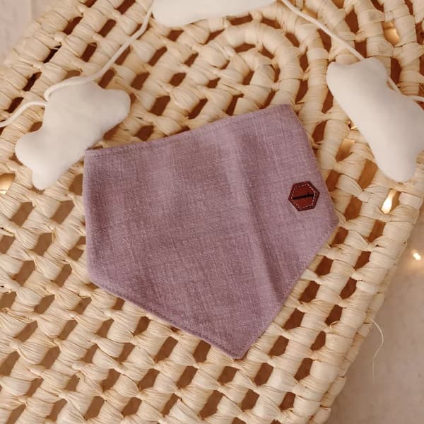 Scarf / Sjal Muslin Lavendel A'la Linne