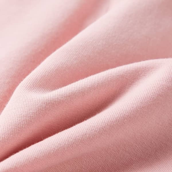 Barnklänning med dragsko ljus rosa 128
