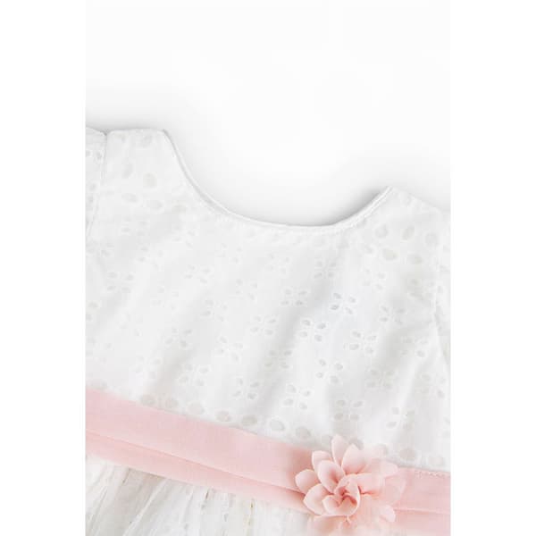 Boboli 708016 Kjole Hvid 12 Months Pige