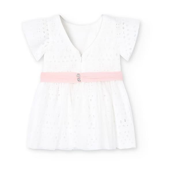 Boboli 708016 Kjole Hvid 12 Months Pige