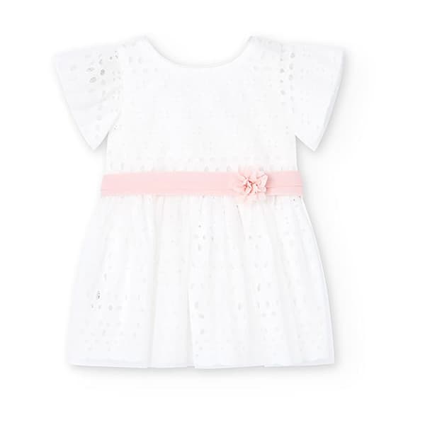 Boboli 708016 Kjole Hvid 12 Months Pige
