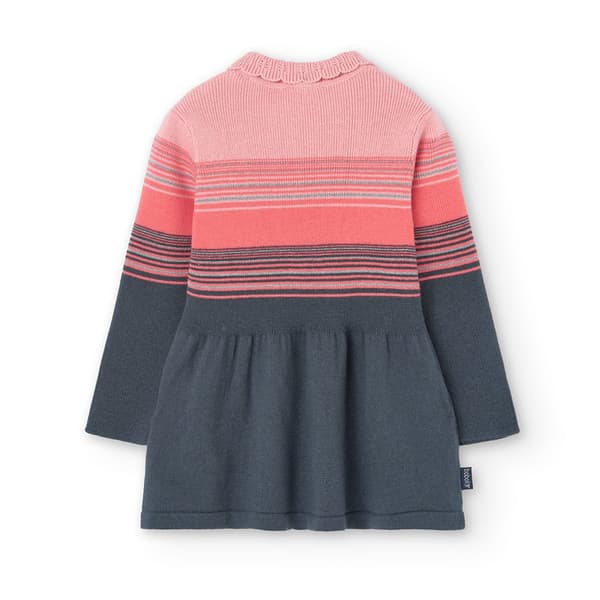 Boboli Knitwear Kjole Grå,Rosa 8 Years