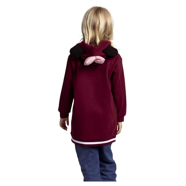 Cerda Group Cotton Brushed Minnie Långärmad Kort Klänning Röd 5 Years