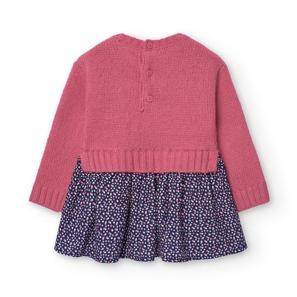 Boboli Knitwear Combined Kjole Rosa 6 Years