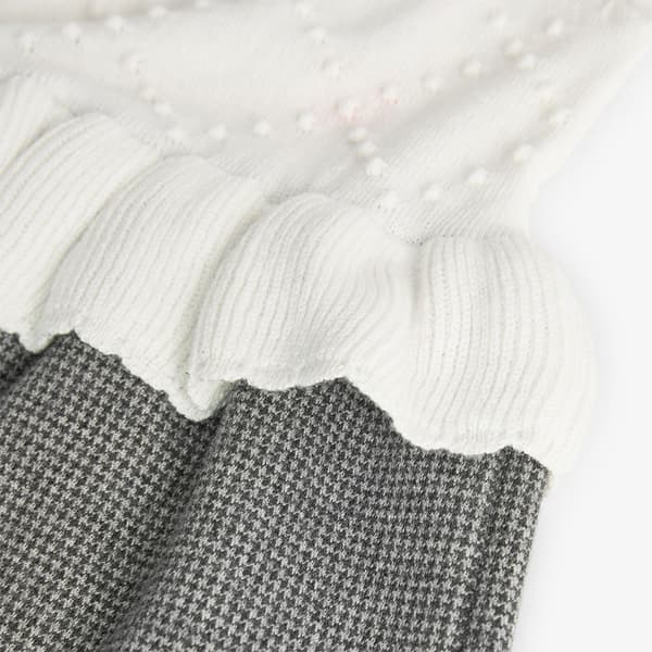 Boboli Knitwear Combined Klänning Vit,Grå 3 Years