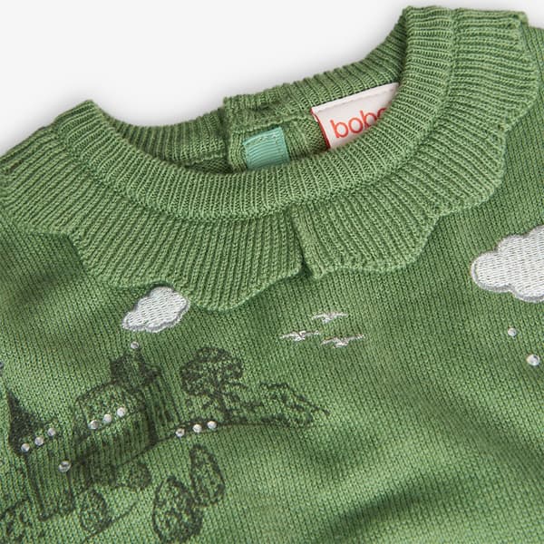 Boboli Knitwear Klänning Grönt 24 Months