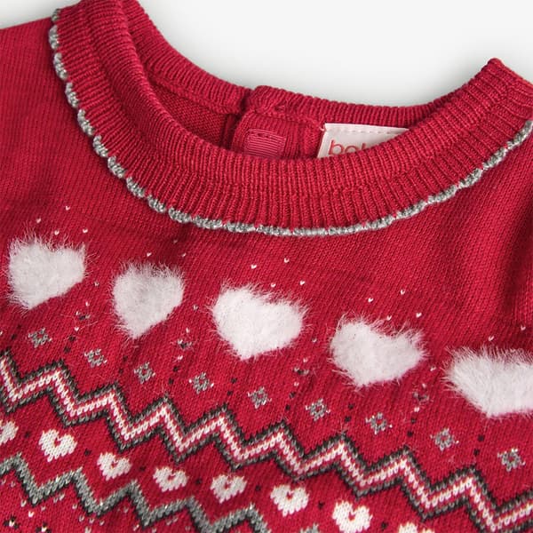 Boboli Knitwear Klänning Röd 4 Years
