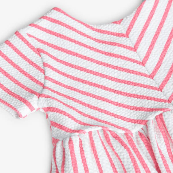 Boboli Knit Striped Kjole Rosa 6 Months