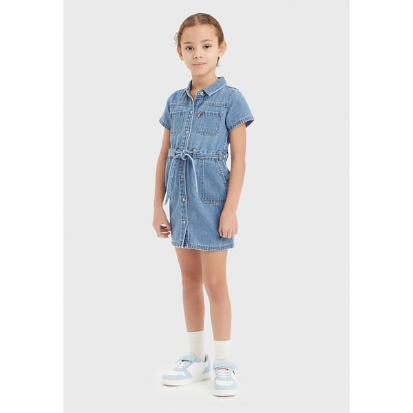 Levi´s ® Kids Organic Utility Kjole Blå 16 Years