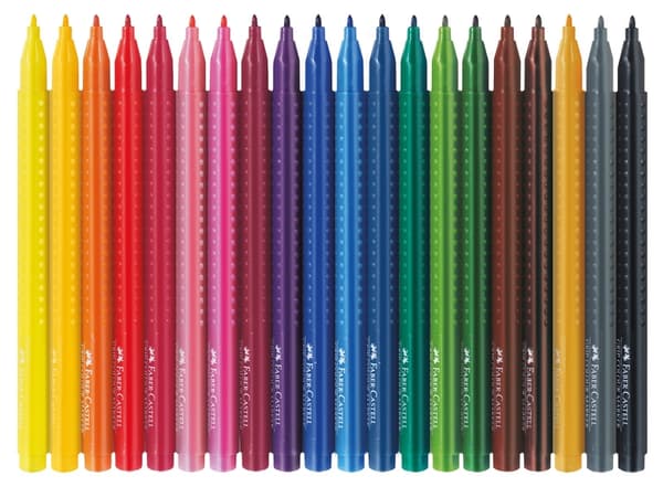 Faber Castell FC-155320 20 tuschpennor GRIP Box 5 delar