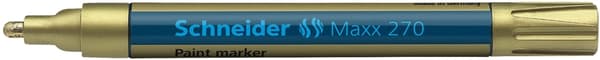 Schneider Paint Marker Maxx 270 1-3mm Guld 10 Styck