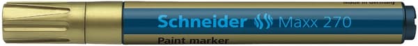 Schneider Paint Marker Maxx 270 1-3mm Guld 10 Styck