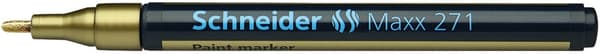 Schneider Paint Marker Maxx 271 1-2mm Guld 10 Stk