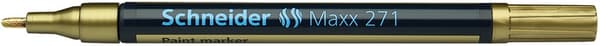 Schneider Paint Marker Maxx 271 1-2mm Guld 10 Stk