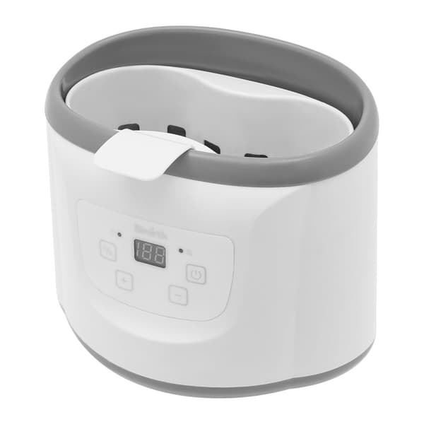 Bärbar Babyflaskvärmare, Temperaturjusterbar, BPA-fri Material,220V