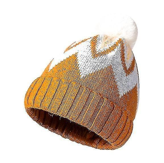 mössor för kvinnor Faux Fur Pom