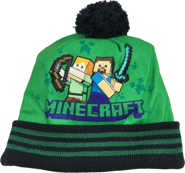 Minecraft Mössa svart tofs
