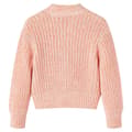 Miniatyrbillede 3 af 8: Strikket cardigan til børn str. 104 lyserød -  Overtøj til børn