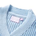 Miniatyrbillede 4 af 8: Strikket cardigan til børn str. 104 blå -  Overtøj til børn