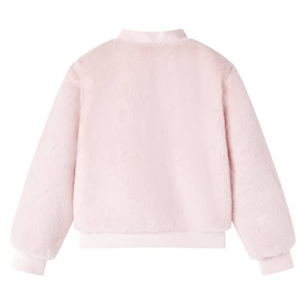 Jacka för barn konstpäls rosa 104