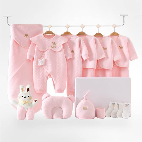 Baby Startset Kläder - 20 delar - Rosa