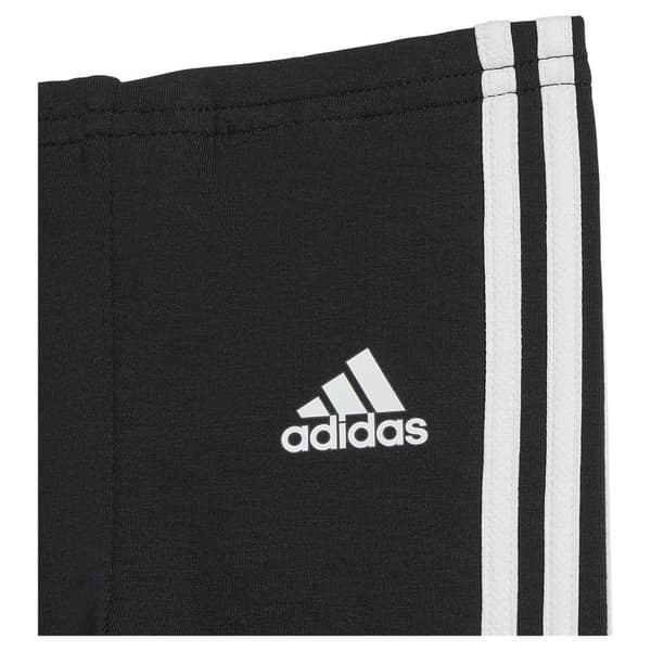 Adidas UppsÄttning Tiberio 3 Stripes Colorblock Röd,Svart 0-3 Months
