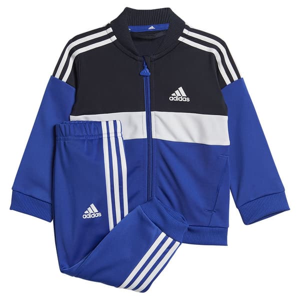 Adidas Stripes Colorblock Shiny Set Tiberio 3 Blå 6-9 Months