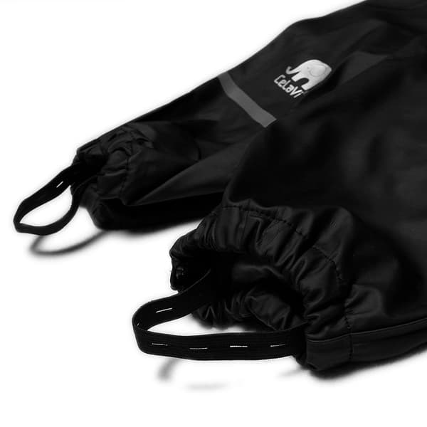 Celavi SÆt Basic Solid Pu Sort 11-12 Years