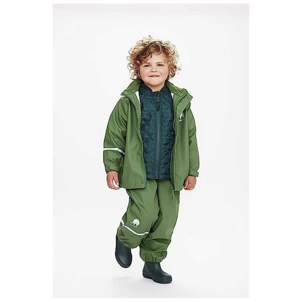 Celavi UppsÄttning Basic Solid Pu Grönt 8-9 Years