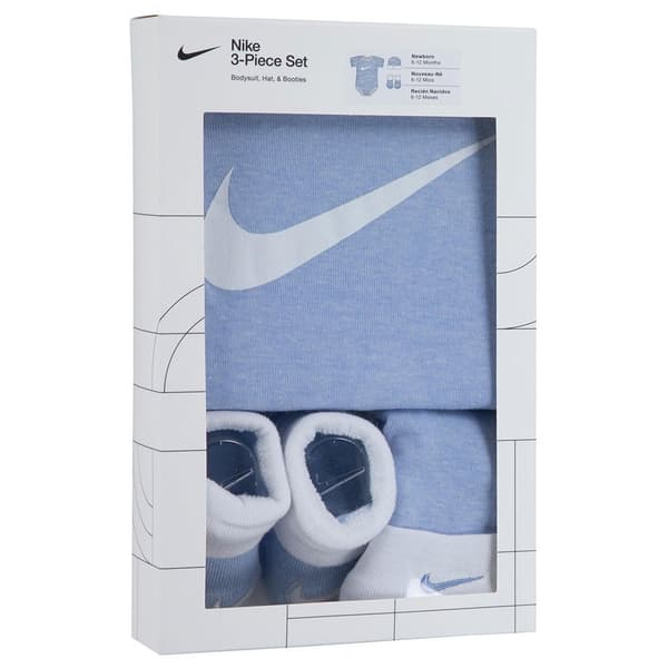 Nike Kids Baby Sæt Set Swoosh Blå 0-6 Dreng