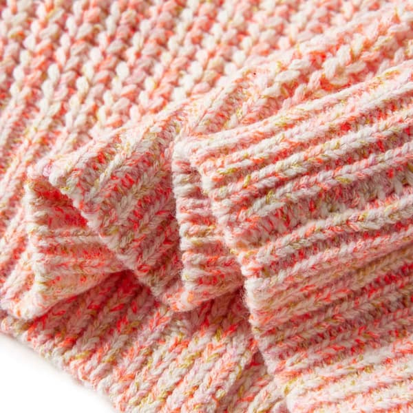 Stickad kofta för barn blandad rosa 140