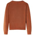 Miniatyrbillede 2 af 7: Strikket cardigan til børn str. 92 cognacfarvet